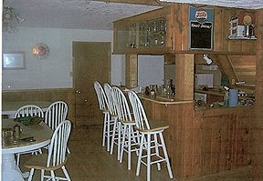 Bar Area and Kitchen